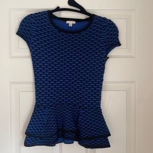 Intermix Peplum Top